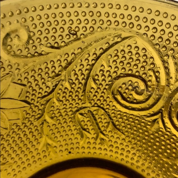 Vintage Tierra Amber glass small candy dish - Picture 8 of 10